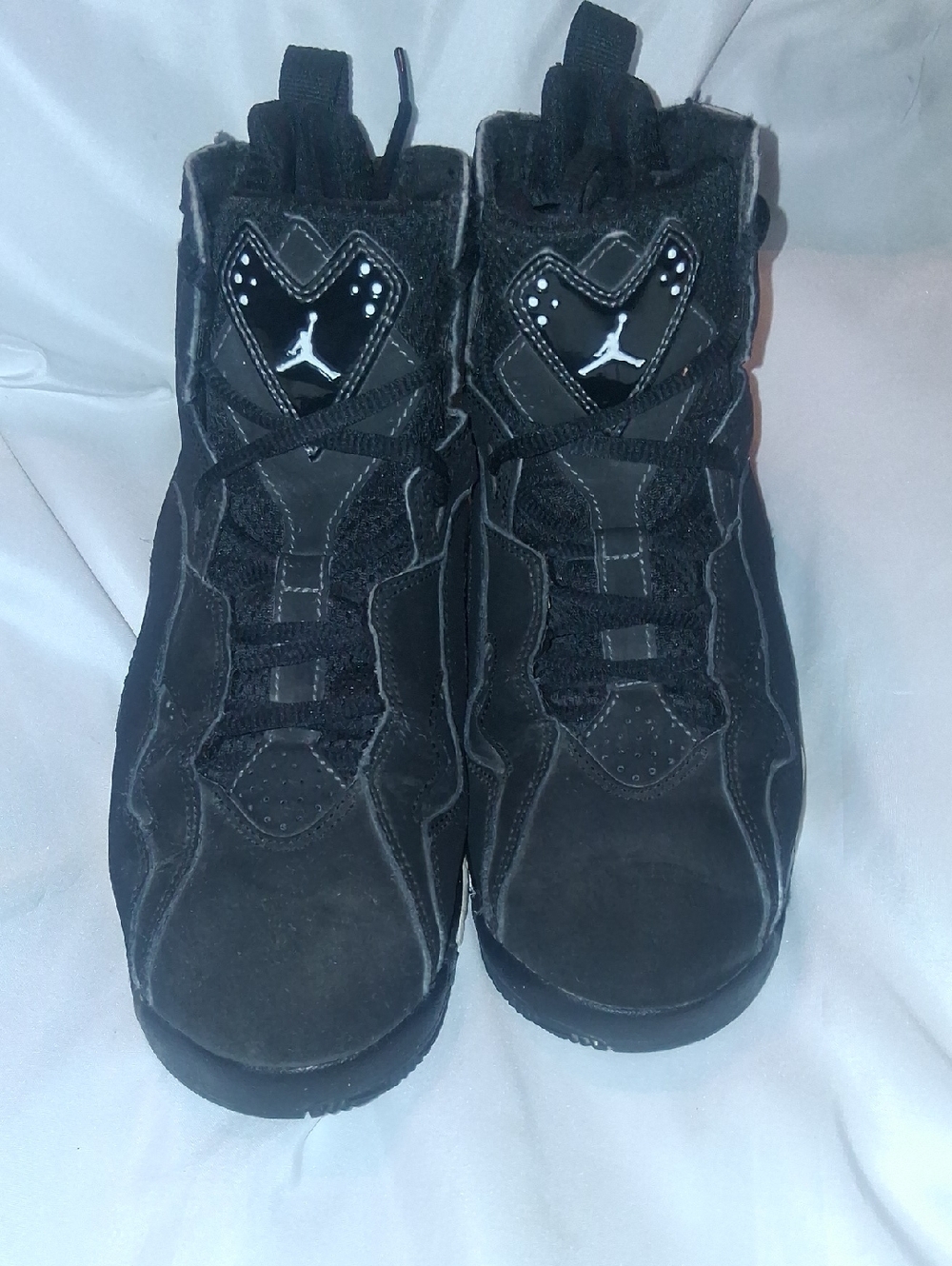 Nike Air Jordan True Flight Black High-Top Athletic Shoes with Jumpman Logo